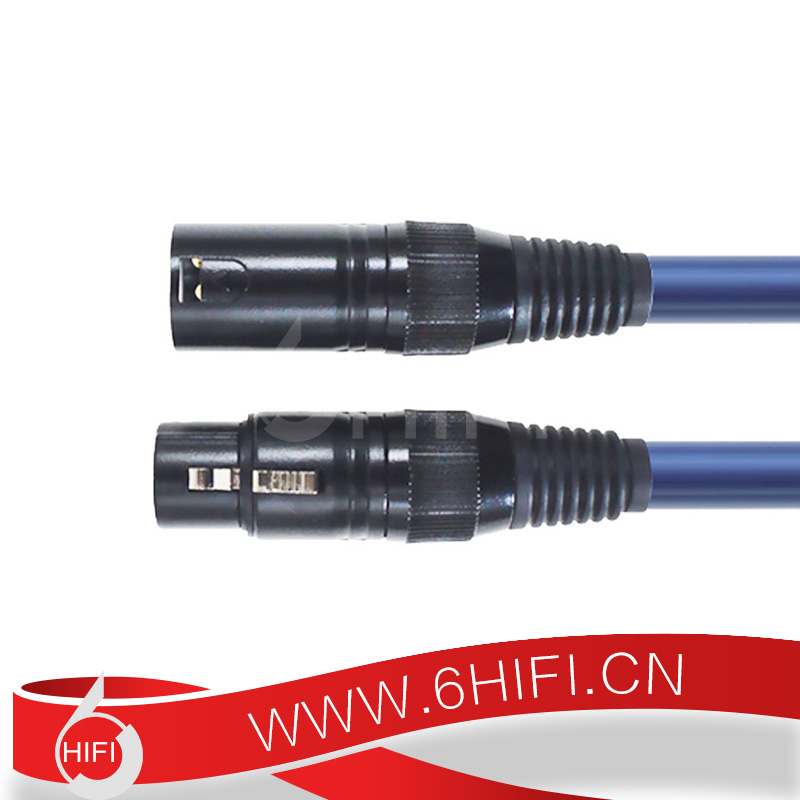 台湾 MPS SGP-201XLR 磷青铜镀金3μ插头 6N无氧铜镀银 HiFi信号平衡线【全新行货】